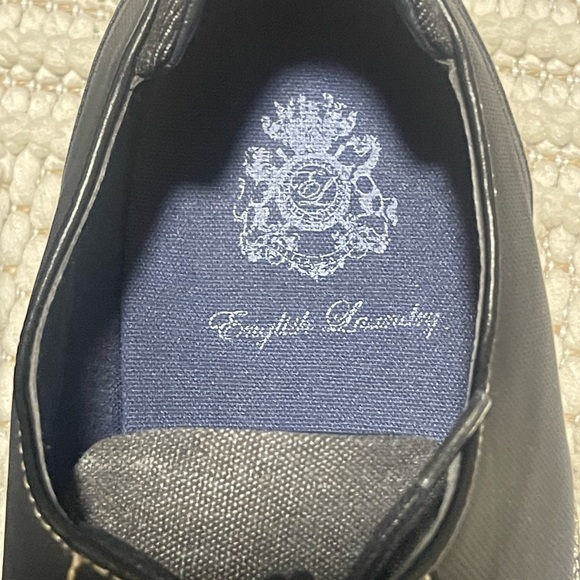 English Laundry Black and Gray Men's Oxfords - Picture 2 of 5
